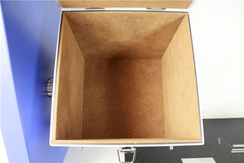box(placing sample)