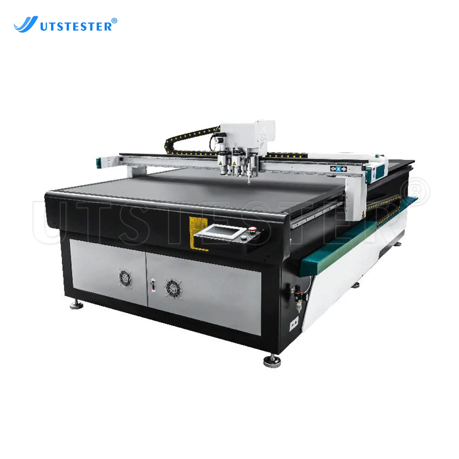 Textile Laboratory Equipment Vibration Knife Cu...