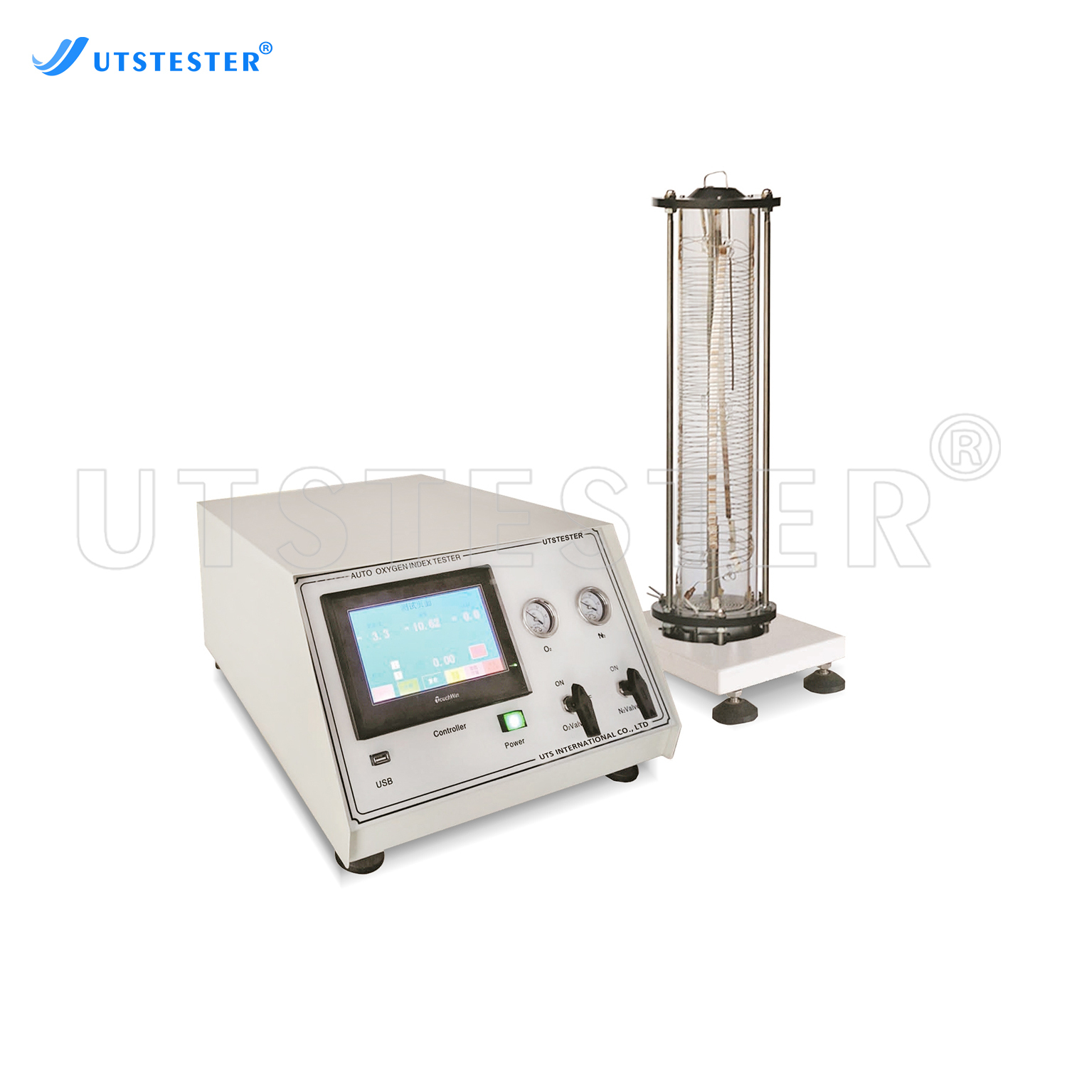 Fully Auto High Temperature Oxygen Index Tester Flammability Test Equipment M099C
